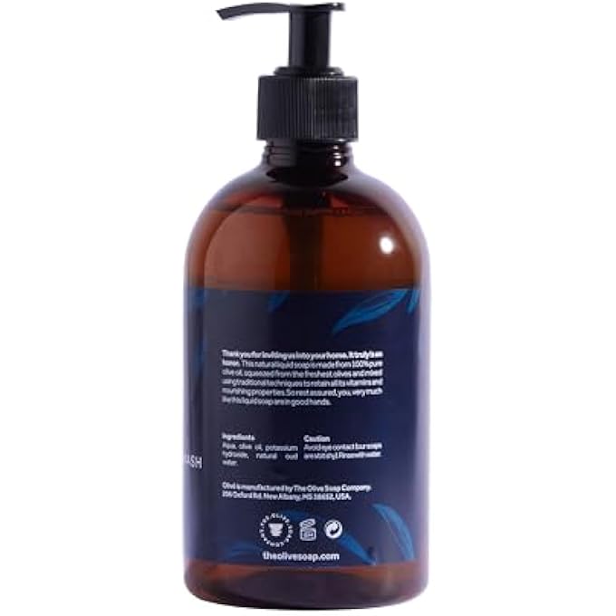 OLIVE MADE WITH NATURAL INGREDIENTS 100% PURE E OIL LIQUID HAND WASH 300ML - OUD - Image 2